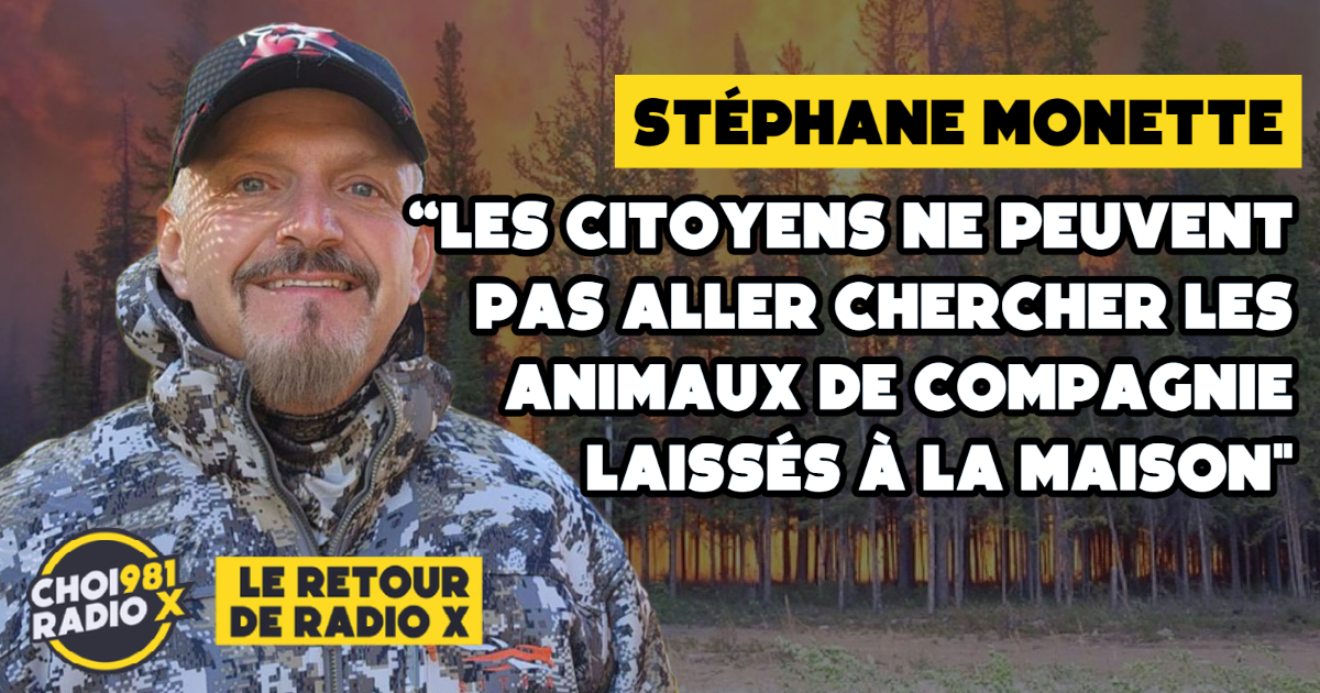 Stéphane nous parle des feux de forêt Radio X