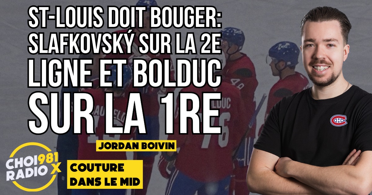 St-Louis doit bouger: Slafkovský sur la 2e ligne et Bolduc sur la 1re episode artwork