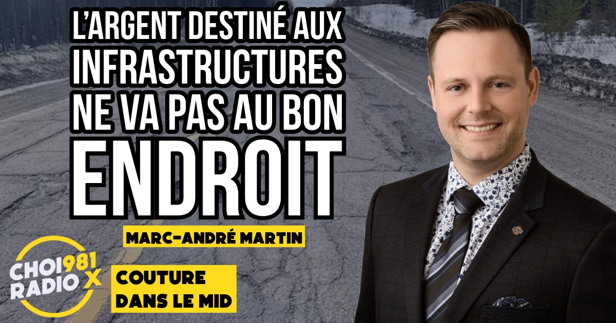 L’argent destiné aux infrastructures ne va pas au bon endroit episode artwork