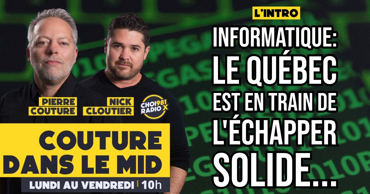 Informatique: le Québec est en train de l’échapper solide…