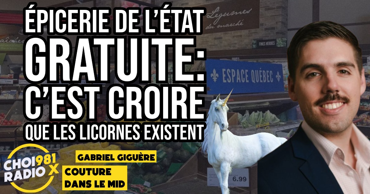 Épicerie de l’État gratuite : c’est croire que les licornes existent episode artwork