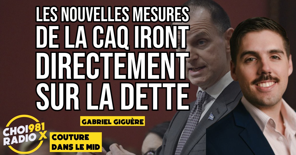 Les nouvelles mesures de la CAQ iront directement sur la dette. episode artwork