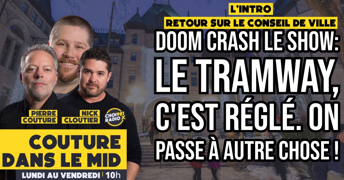 Doom CRASH LE SHOW:Le tramway, c’est réglé. On passe à autre chose ! episode artwork