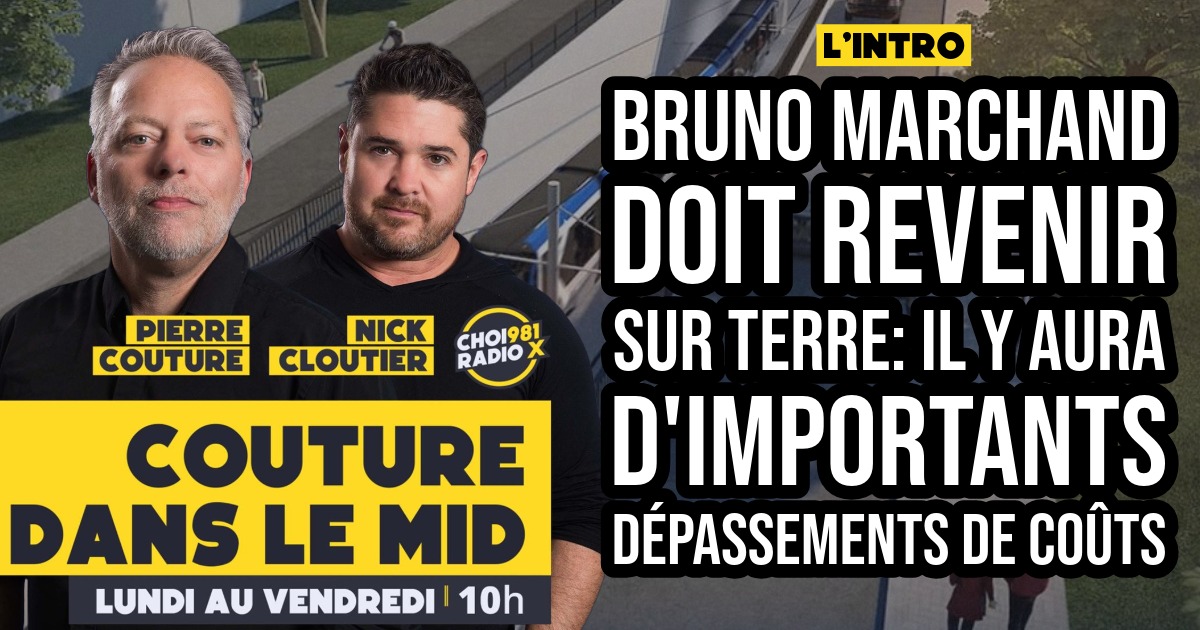 Bruno Marchand doit revenir sur terre: il y aura d’importants dépassements de coûts episode artwork