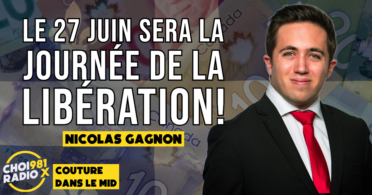 Nicolas Gagnon: Le 27 juin sera la journée de la LIBÉRATION fiscale! episode artwork
