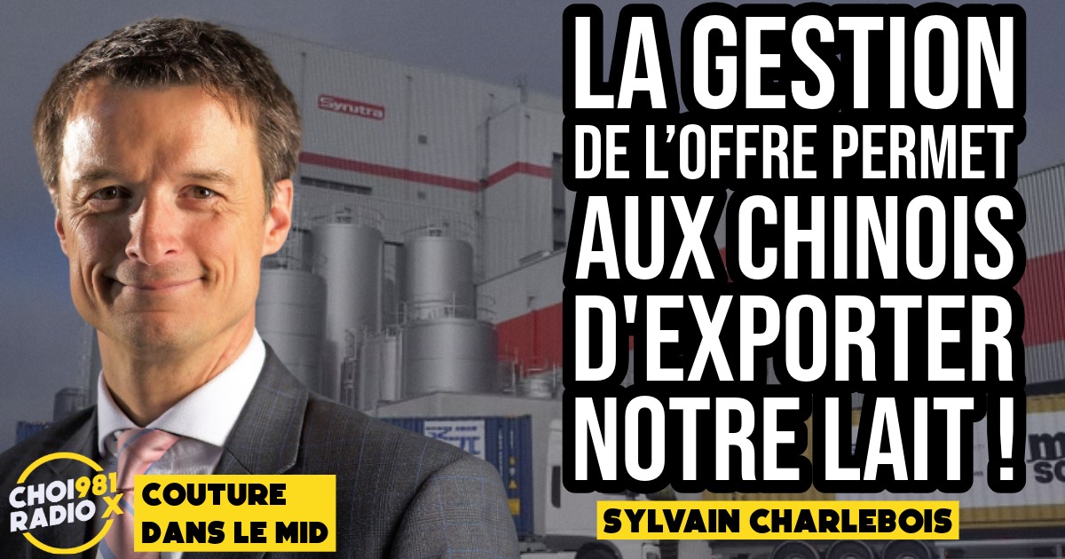 La gestion de l’offre laisse les Chinois exporter notre lait ! episode artwork