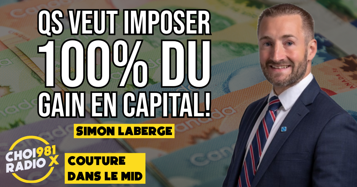 Simon Laberge: QS veut imposer 100% du gain en capital! episode artwork