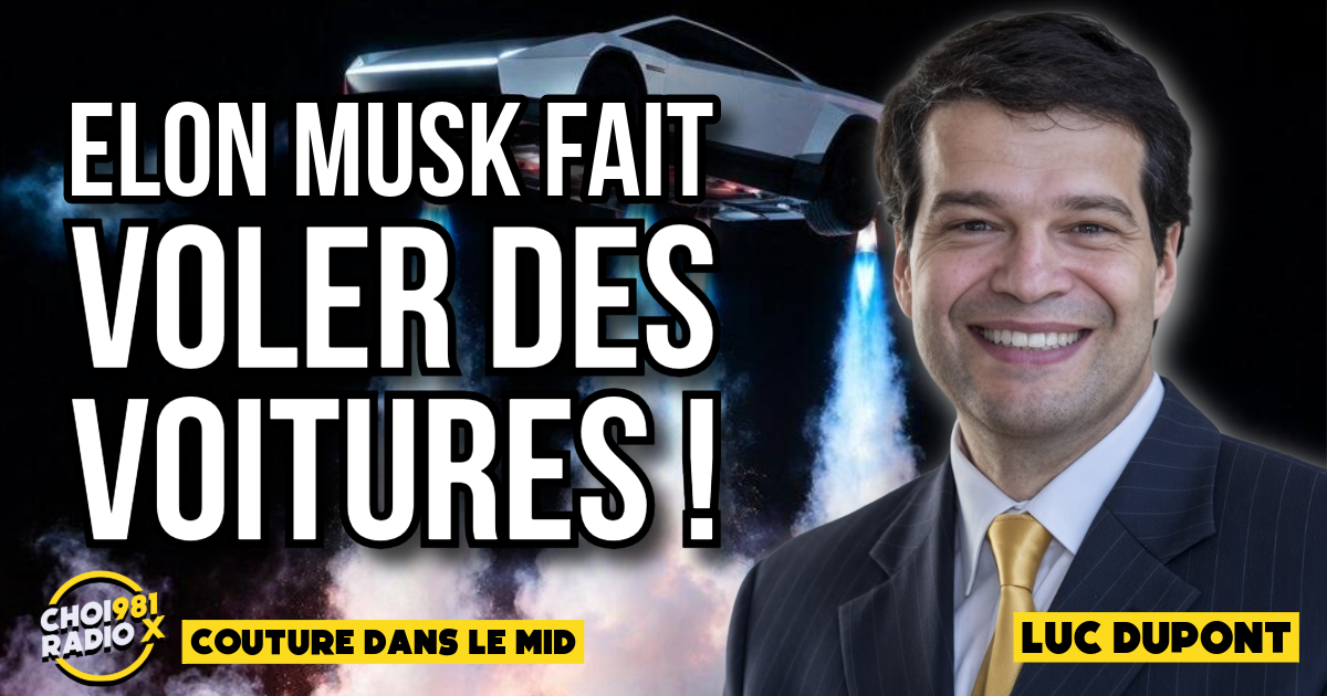 Luc Dupont : Elon Musk fait voler des voitures ! episode artwork
